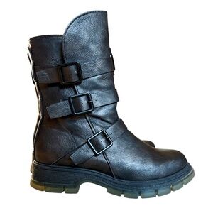MIA Women's Seth Lug Sole Combat Boots Size 7 EUC